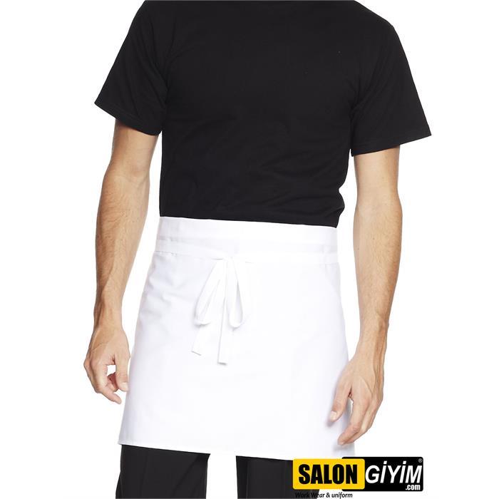 KG02 Belden Bağlamalı Yarım Garson Önlüğü