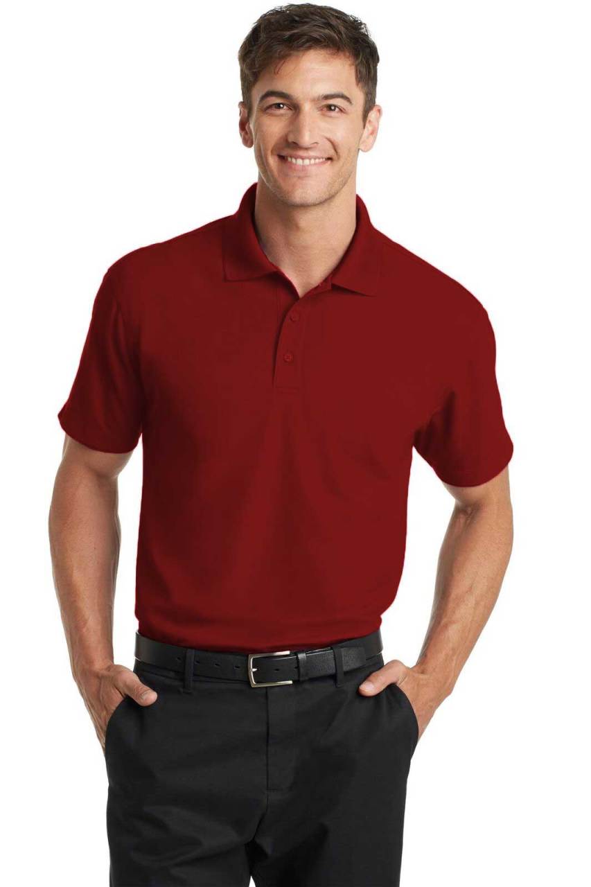 Polo Yaka T-Shirt Bordo