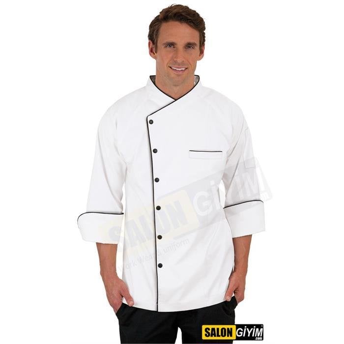 520 Uzun Kollu Şef Aşçı Ceketi