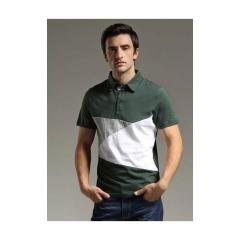 Garnitür Desenli Polo Yaka Thsirt - G213