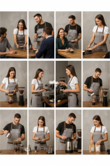 Barista Servis ve Garson Önlüğü Çok Cepli BS01