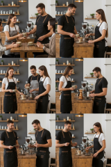 Barista Servis ve Garson Önlüğü Çok Cepli BS02