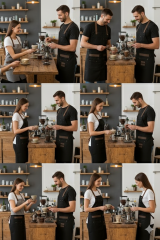 Barista Servis ve Garson Önlüğü Çok Cepli BS02