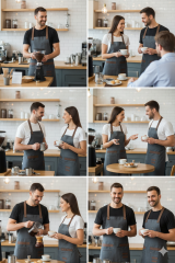 Barista Servis ve Garson Önlüğü Çok Cepli BS05