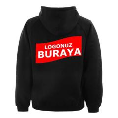 Kapşonlu 3 İplik Kalın Sweatshirt KF05