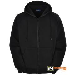 Kapşonlu 3 İplik Kalın Sweatshirt KF01