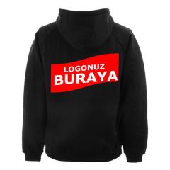 Kapşonlu 3 İplik Kalın Sweatshirt KP19