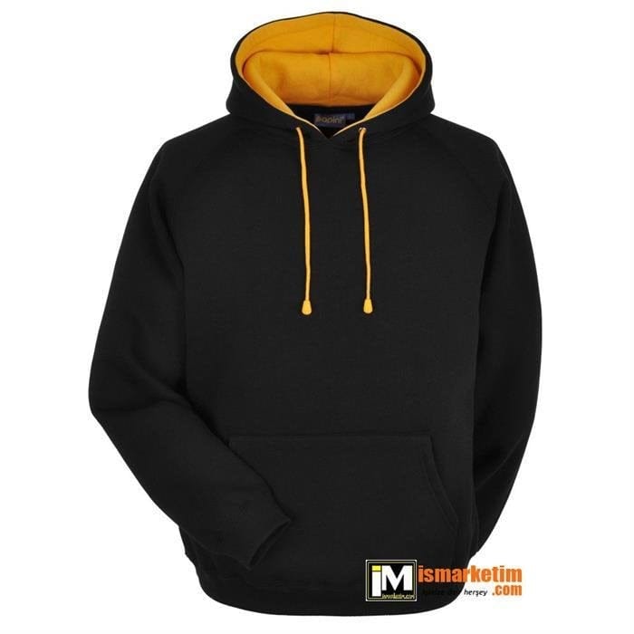 Kapşonlu 3 İplik Kalın Sweatshirt KP19